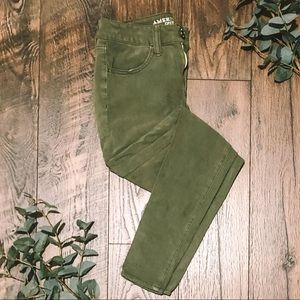 American Eagle Green Jegging